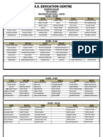 Test Series Setting Plan