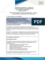 Guía de Actividades y Rúbrica de Evaluación - Tarea 1 - Caracterización y Representación Del Proceso