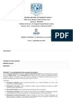 Economia de La Educacion U 1 Act 3 Contextualización de Los Conceptos de Educacion Emma Sanchez PDF