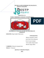 Informe de N 3 Toma de Muestras de Sangre