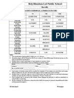 I-Term Scheme Class-VI 