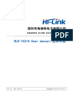 HLK 7621A User Manual V1.1