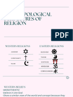 Anthropological Structures of Religion 1