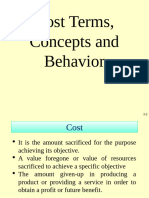 2 Cost Terms Concepts and Behavior