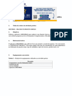 Roteiro de Atividade Prática de Engenharia - Criando Um Projeto Simples