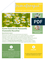 Newletter Aromaterapia Manzanilla - Octubre2018