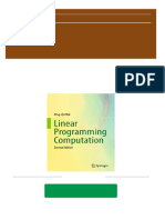 PDF Linear Programming Computation 2nd Edition Ping-Qi Pan Download