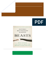 Beasts What Animals Can Teach Us About The Origins of Good and Evil 1st Edition Jeffrey Moussaieff Masson 2024 Scribd Download