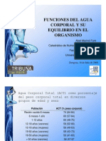 Funciones Del Agua Corporal y Su Equilibrio en El Organismo - Abel Mariné