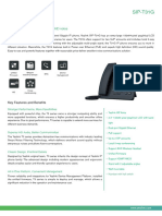 SIP-T31G: Gigabit IP Phone With 2 Lines & HD Voice