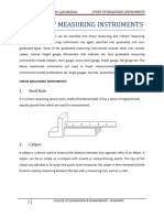 Study of Measuring Instruments