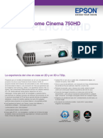 EPSON PowerLite 750HD V11H499020 - PDFFile