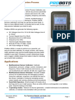 ProMax LB02A Multifuntion Process Calibrator Datasheet