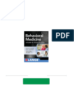 (PDF Download) Behavioral Medicine: A Guide For Clinical Practice 5th Edition Mitchell D. Feldman Fulll Chapter