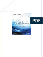 Ebooks File Using Aspen Plus in Thermodynamics Instruction A Step by Step Guide 1118996917 All Chapters