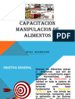 Capacitacion Manipulacion de Alimentos