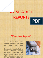 Business Reserach Report