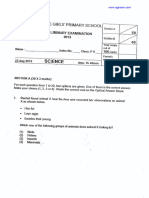 2013-P6-Science-Prelim-Raffles Girls (Printed)