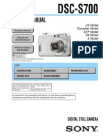 Service Manual: DSC-S700