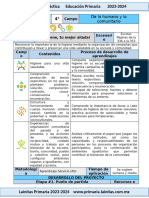 4to Grado Mayo - 01 La Higiene, Tu Mejor Aliada (2023-2024)