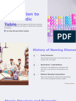 Introduction To The Periodic Table