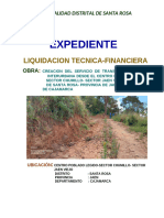 Informe de Liquidacion Tecnica