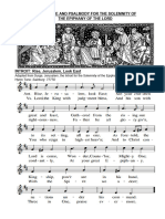 Hymn Guide and Psalmody For The Solemnity of The Epiphany of The Lord