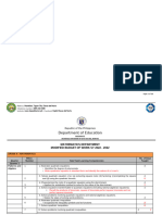 DDN Budget of Work Mathematics