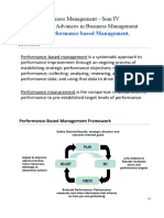 Performance Based Management