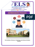 Admission Policy