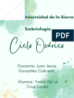 Ciclo Ovárico EMBRIOLOGÍA