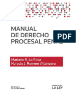 Manual de Derecho Procesal Penal - La Rosa - Romero Villanueva - Versión Imprimible Tomo I