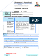 Iii-E10 S2 Sesión D4 Plan Lector Leemos Sobre El Reciclaje Ok