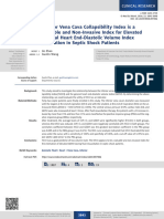 Inferior Vena Cava Collapsibility Index Is A Valuable and Non-Invasive Index For Elevated General Heart End-Diastolic Volume Index Estimation in Septic Shock Patients