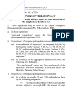 195 - The Export Enterprises (Remuneration) (Amendment) Regulations 2024