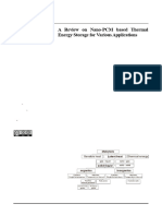 A Review On Nano PCM Based Thermal Energy Storage For Various Applications