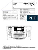 Boss BR-1180 Service Notes