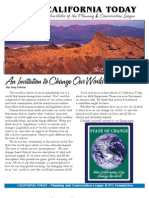 December 2007 California Today, PLanning and Conservation League Newsletter