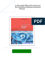 Get New Perspectives Microsoft Office 365 and Access 2016 Intermediate 1st Edition Shellman Solutions Manual free all chapters