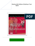 Physical Rehabilitation 6th Edition OSullivan Test Bank download pdf