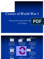 Causes of World War 1