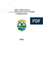 CARTA ORGANICA SANTO TOME  MAYO 2024