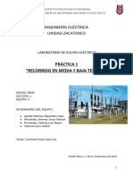 Práctica 1 Equipo eléctrico 