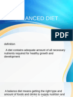 balanced diet ppt