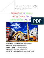 Religión- Wilmer Hoyos