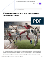 From Casual Bettor to Pro_ Elevate Your Game With Inwyn - Ezine Articles