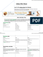 Atkins Diet Menu Plan