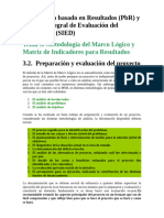 3.2.  Preparación y Evaluación del Proyecto