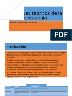 Enfoques teóricos de la pedagogía 