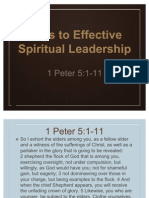 Keys To Effective Leadership 1-8-12